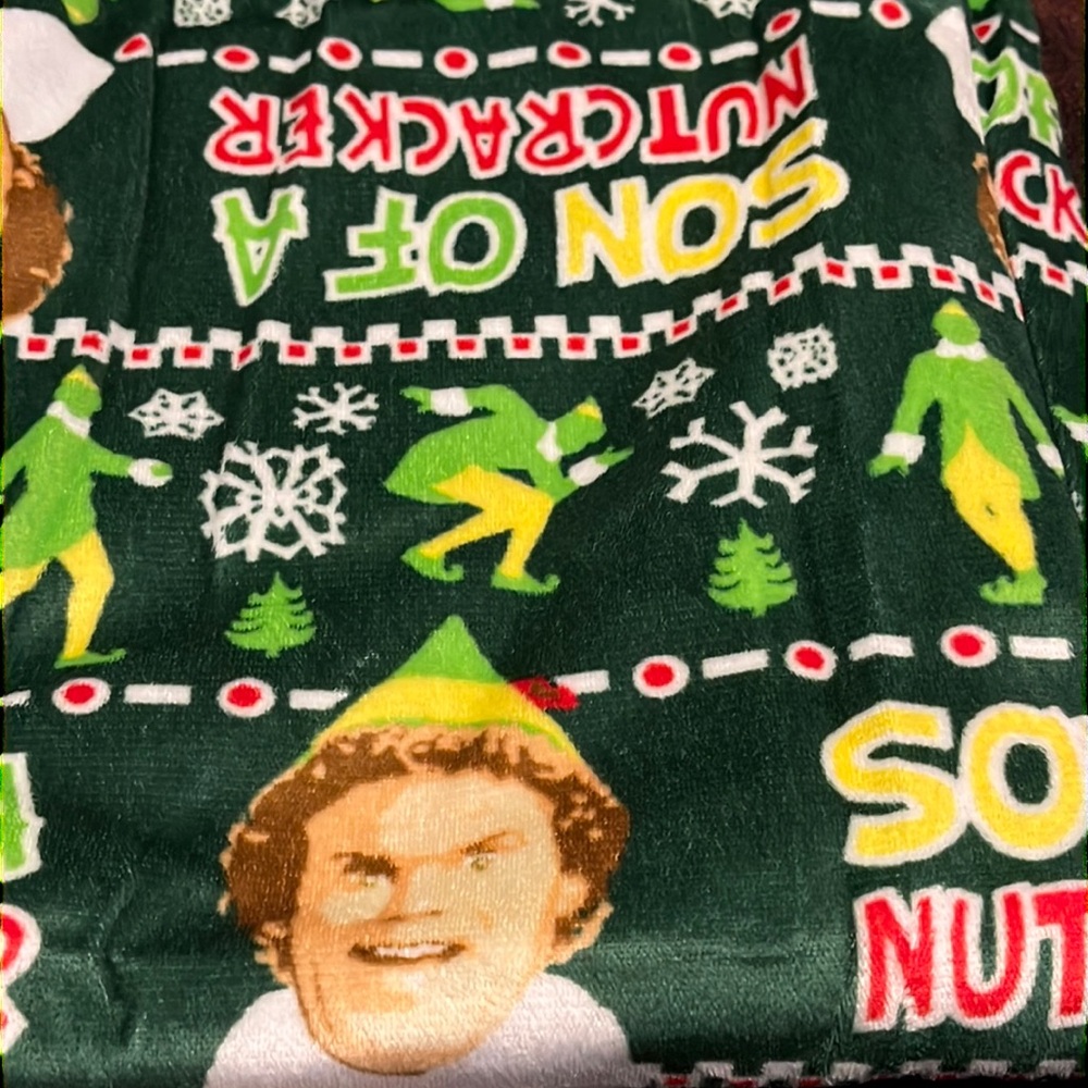 Elf Christmas Pajama Pants Medium